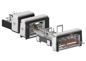 China Bydj-2600 Simple Automatic Box Stitching Machine Carton Box Fold Glue 1.5KW on sale
