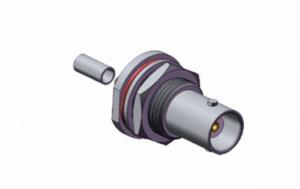 China BNC Waterproof Female Bulkhead Crimp Type Connector In Wet Environments on sale