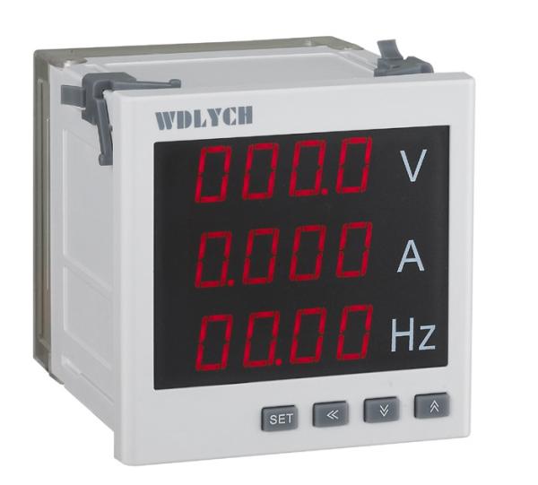 Cheap White Digital Multifunction Meter Current Voltage Frequency One Channel Passive Relay for sale