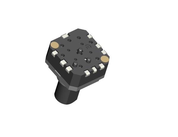 Cheap Insulated Shaft Digital Incremental Encoder , 6mm Mini Rotary Encoder With Push Switch for sale