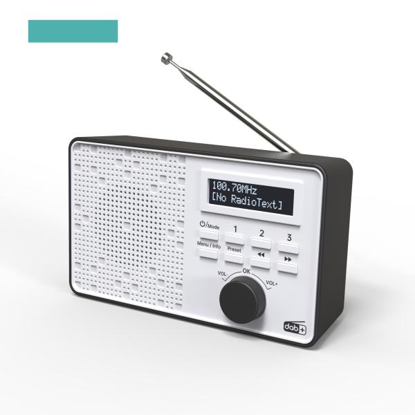 Cheap At A Loss Built-In Speaker Digital DAB Radio Portable alarm Clock DAB+ Radio with mono color display for sale