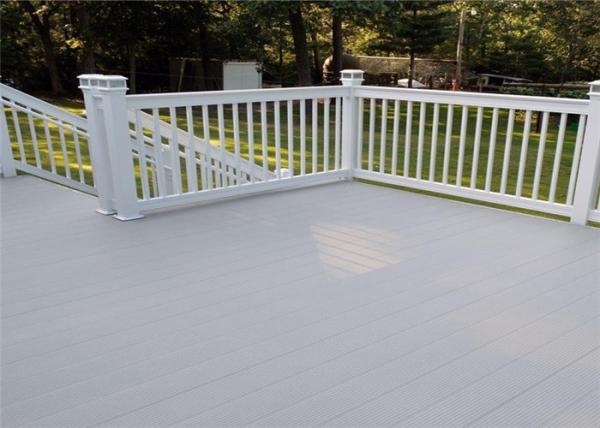 Cheap UV-resistenting Durable Wood Plastic Composite Decking Boards for sale