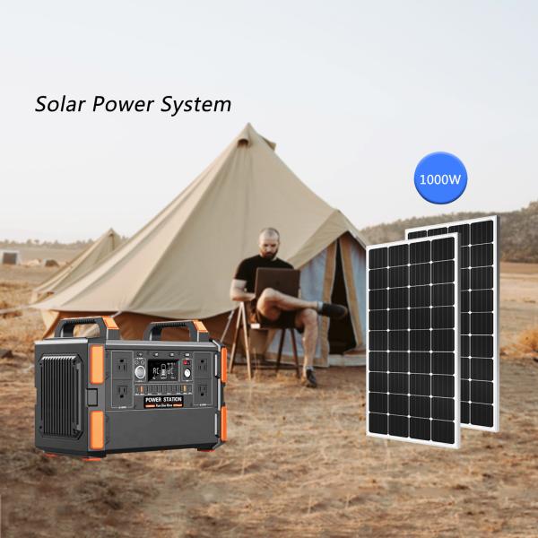 Cheap 200W Portable Solar Generators Household Power Generation Systems for sale