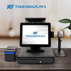 LED Backlight All In One POS Machine 15'' With Thermal Printer