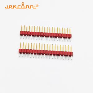 China Straight Single Row Pcb Connector Male Pin Header Dip Type Pcb Male Header on sale