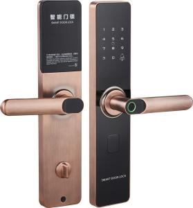 Best Glomarket Smart Door Lock Fingerprint Intelligent Zinc Alloy Lock with Smart Lock WiFi Tuya APP for Home wholesale