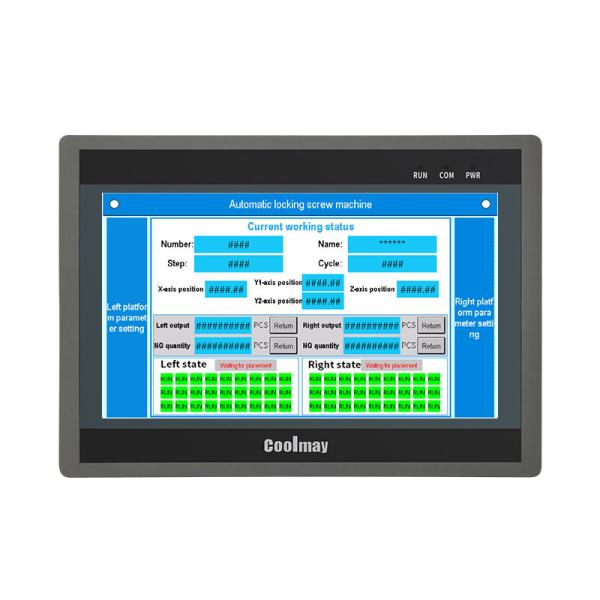 Cheap Coolmay 10'' Digital Touch Screen PLC Controller RS232 RS485 PLC Automation Control Panel for sale