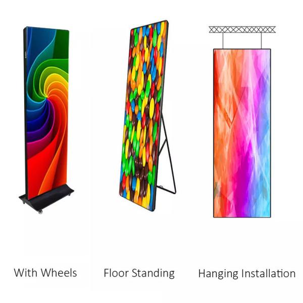 Cheap Custom Led Display Panels P1.8 Led Poster Video Display Random Android Touch for sale