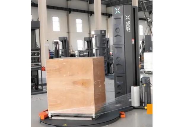 Cheap Automatic Pallet Wrapping Machine With Cut Clamp Film Remote Control System for sale