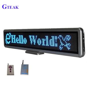 China Epistar LED Chip Semi-outdoor Remote Control Car LED Display Screen Message Board for B2B Distribution on sale