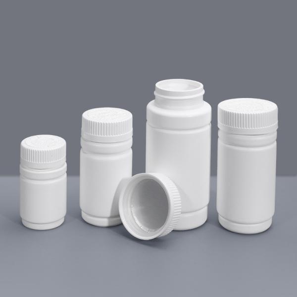 Cheap Thicken 60ml-225ml White Hdpe Plastic Pill Bottles with Screw Cap and Tamper Lid for sale