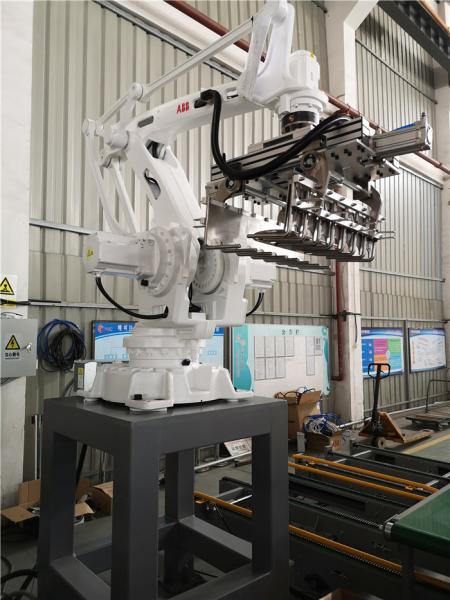 Cheap 9KW Automatic Palletizing System , Cartons Packing Automated Palletizing Solutions for sale