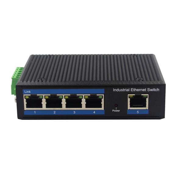 Cheap Unmanaged Industrial Switch DC48V 5 Port Unmanaged Ethernet Switch Powered Unmanaged POE Switch for sale