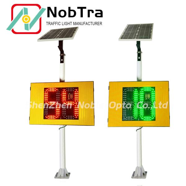 Cheap Customizable Solar Speed Limit Sign with Red and Green LED Display and IP 54 Weatherproofing for sale