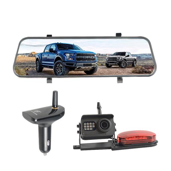 Cheap 10" Touch Screen Wireless RV Backup Camera System Black Color for sale