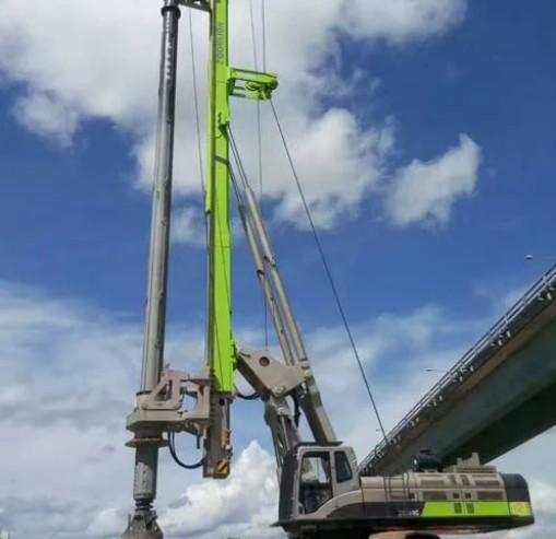 Cheap Zoomlion Pile Drilling Machine 48m Depth Rotary Drill Rig Zr220A for sale