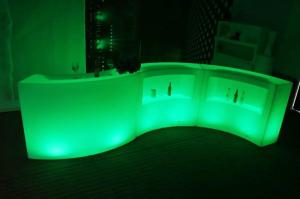 Popular LED Bar Furniture , Luminous LED Bar Counter Table With Remote Control
