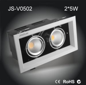 hot sale 2*7W High power Epistar COB LED two head venture box lamp stage grill light