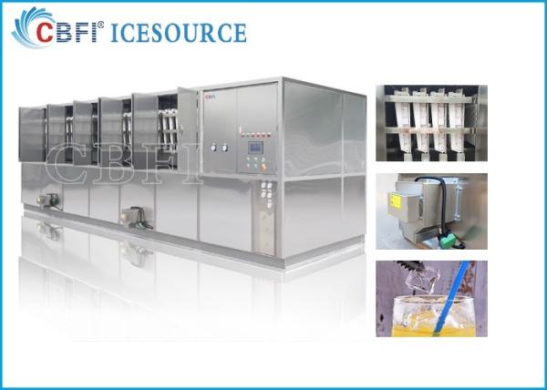Cheap CBFI 20 Tons Large Ice Cube Machine Commercial With Semi Automatic Packing System for sale