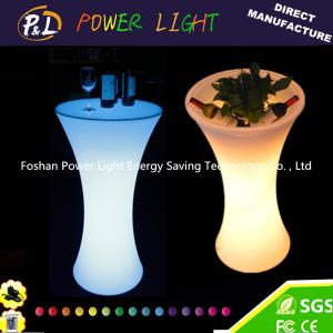 China High Round Led Bar Tables 16 Colors Changing With Remote Control on sale