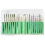 Electroplated Grinding Diamond Mounted Point Set Fast Cutting For Glass / Quartz