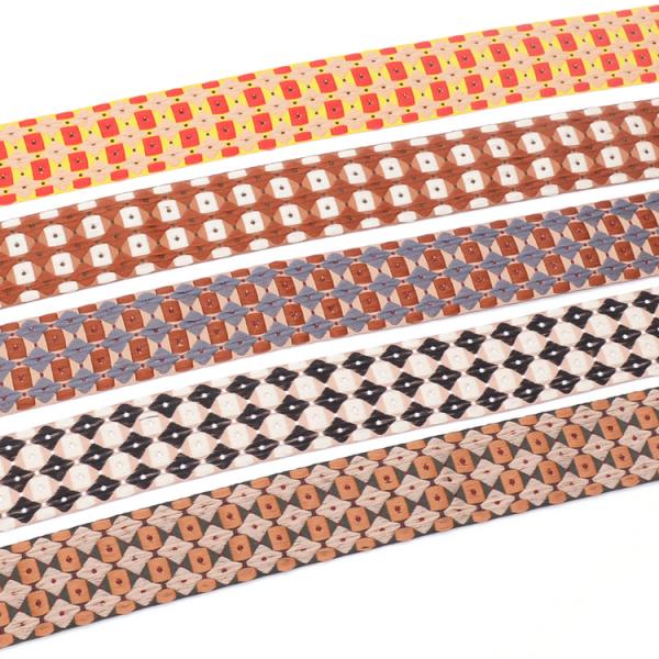 4cm 100% Polyester Webbing Strap For Apparels Gift Packing
