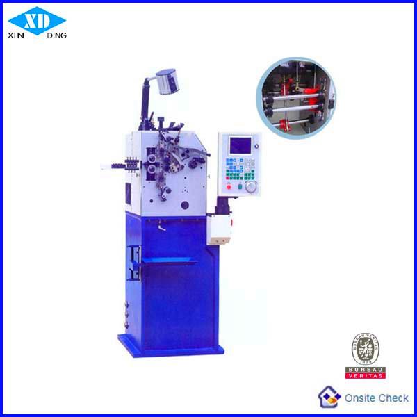 Cheap 0.10 ～ 0.80mm Compression Spring Machine Consisting Of Wire Feeding Axis / Cam Axis for sale