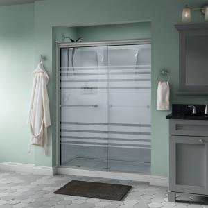 White Black Shower Tempered Glass Silk Printing Flat and Curved A11