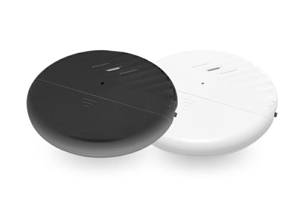 Cheap White Black 125db Wireless Vibration Sensor For Home Door Security for sale