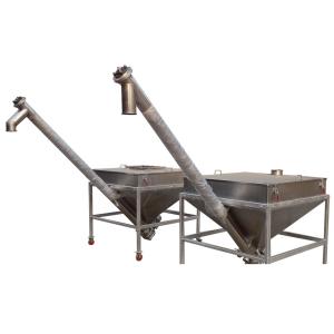 China Vertical Inclined Screw Feeder Conveyor Machine , Ss Screw Conveyor Simple Operation on sale