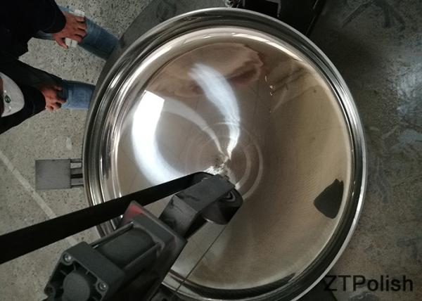 Cheap High Efficient Metal Plate Polishing Machine / Cookware Polishing Machine for sale