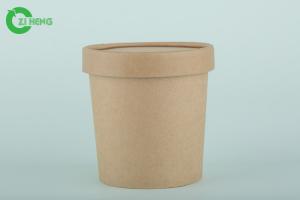 Best Microwavable double sided PE coating kraft paper soup porridge bowl 230ml wholesale