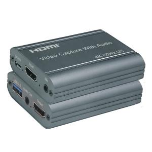 China Professional 4K 60Hz HDMI To USB3.0 Video Capture Card With Audio Output And USB 3.0 on sale