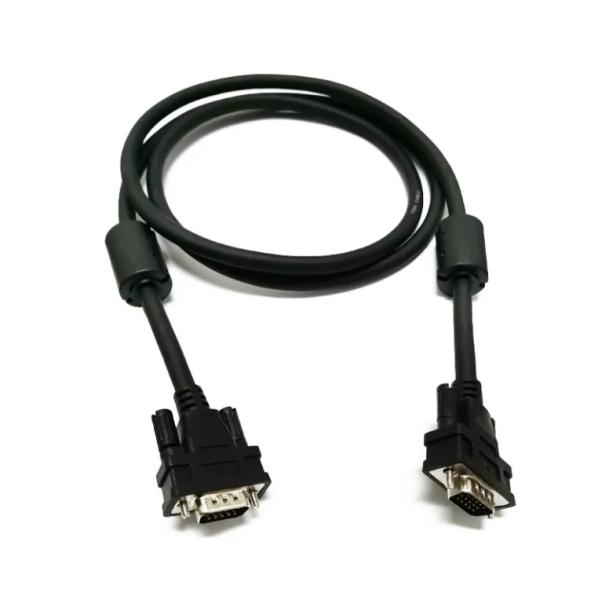 Cheap 15 ft Straight Through Serial DB15 Cable Male to Male 15 Pin Computer Port Cord for Data Communication for sale