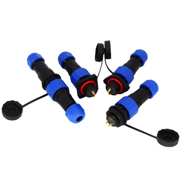 Cheap SP16 IP68 2 Pin Waterproof Connector Plug Socket PA66 Male And Female 5 Pin 9 Pin for sale