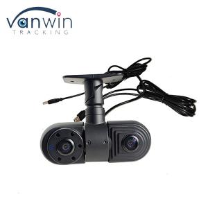 China Bus Dual lens wide angle 2CH 1080P HD inside front usb car camera with CMOS/CCD sensor on sale