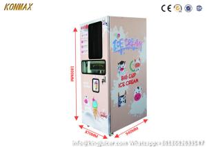Freon 134 Soft Ice Cream Vending Machine Fully Automatic