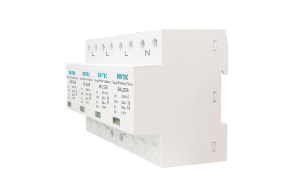 Cheap Type 1 Class B Spd Surge Protector 25KA 4P 385Vac Class I High Power for sale