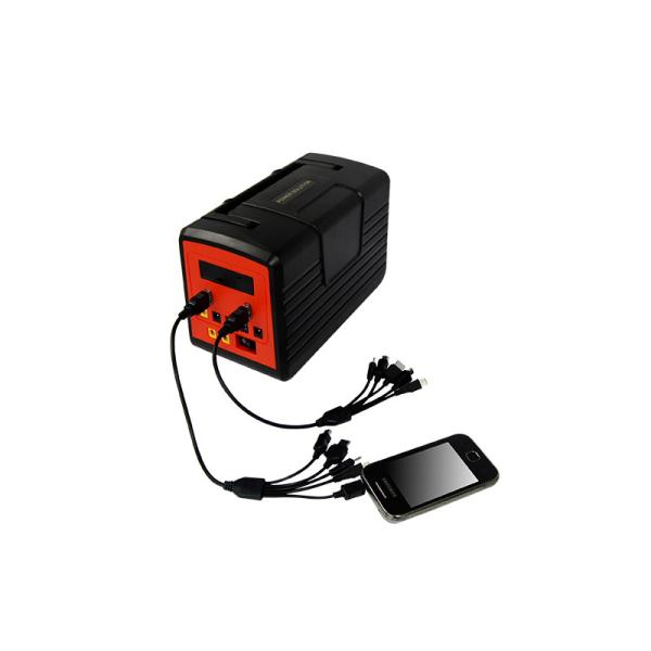 Cheap 20W Portable Solar Generator LED Lamp System For Home Lighting With Phone Charging TV Fan for sale