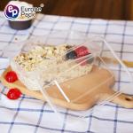 650ml Microwavable disposable plastic food container bento lunch boxes