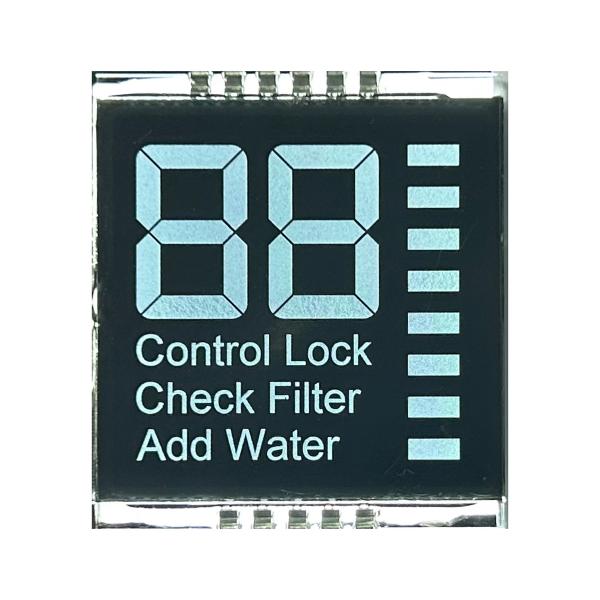 Cheap Negative VA Full View Transmissive Segment Monochrome Screen Customizable LCD for sale