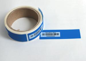 China Dark Object Non Residue Security Labels Barcode Easy Read Printing on sale
