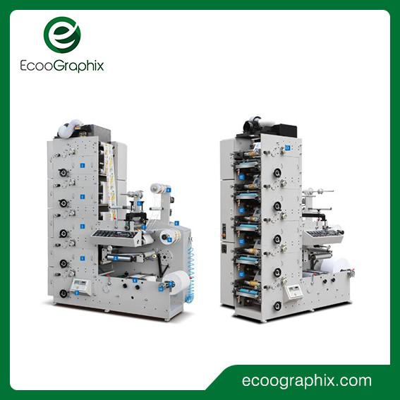 Cheap Flexographic UV Label Printing Machine Automatic 60m/Min 6 Colors for sale