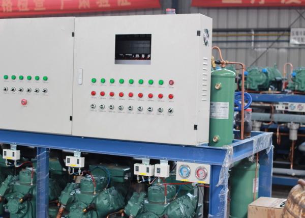 Cheap Bock Low temperature Reciprocating refrigeration compressor rack For Apple Cold Storage for sale