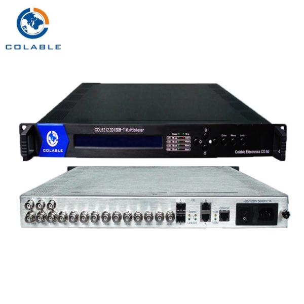 Cheap 12 * ASI Input Digital Video Multiplexer , Hd ISDB T Multiplexer Support PCR for sale