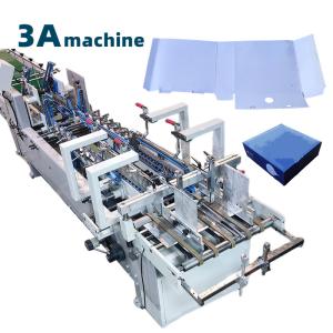 3ACQ 580E Folder Gluer Glue Folder Machine with Video Feedback on Production Progress