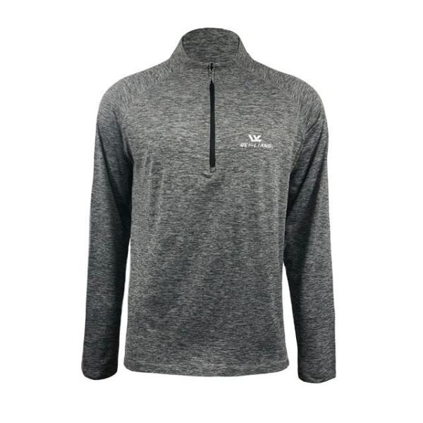 Cheap Autumn Custom Design Wicking 100%Polyester Solid Plain Gym Running Men's Fitness Hoodie for sale