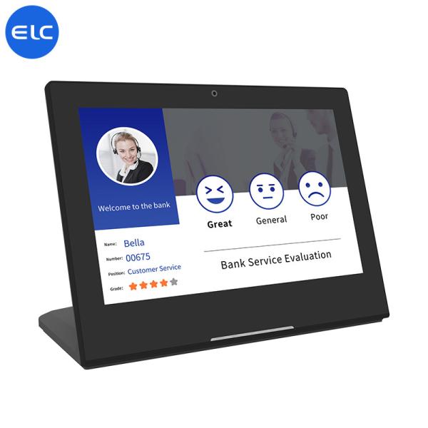 Cheap 10.1 Inch Desktop NFC Digital Signage Display 10 Point Capacitive Touch L shape Digital Tablet for sale