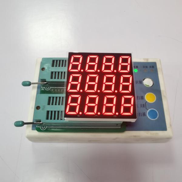 Cheap Ultra Bright Red Three Row Four Digit 7 Segment Led Display For Control Instruments for sale
