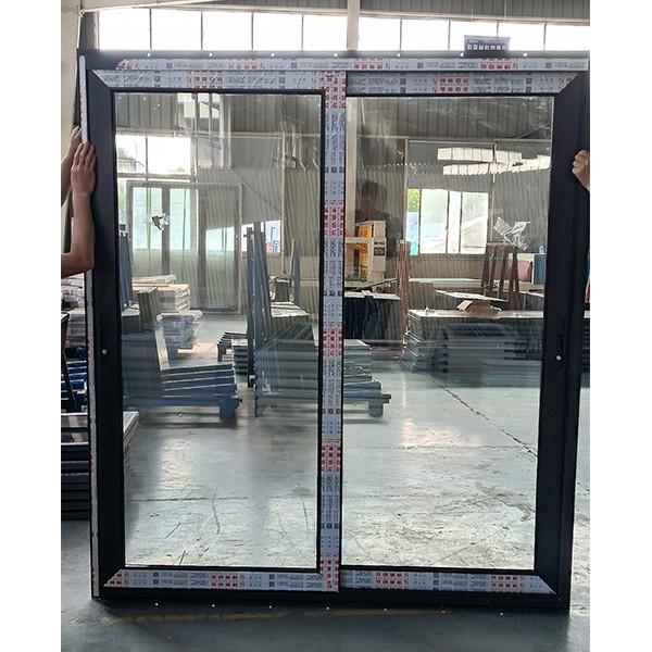 Cheap Black Bifold UPVC Sliding Window And Door For Balcony ISO9001 Certificated for sale